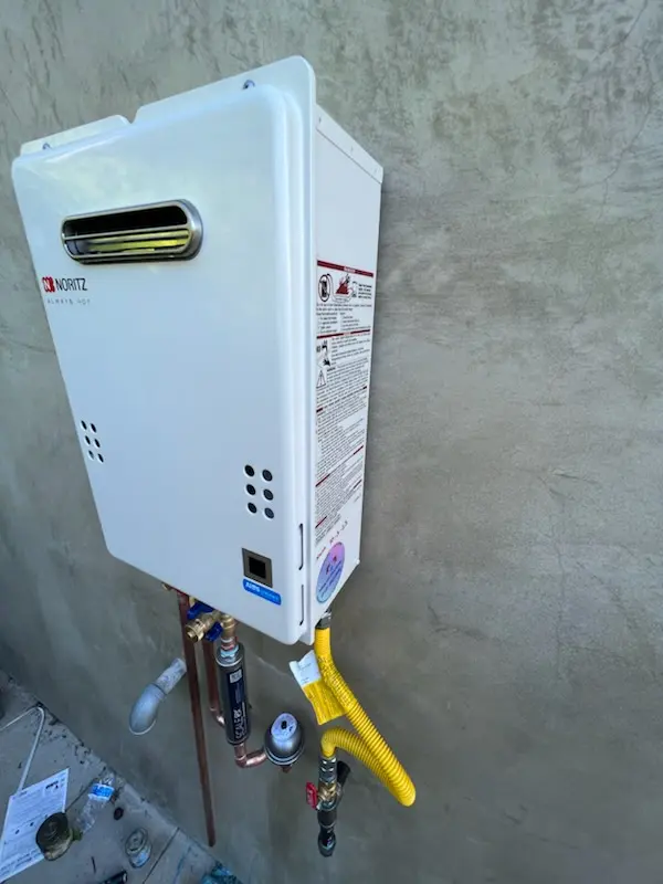 Tankless water heater installation for Lairdsville homes
